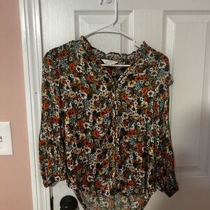 Floral Women's Top - Multicolor